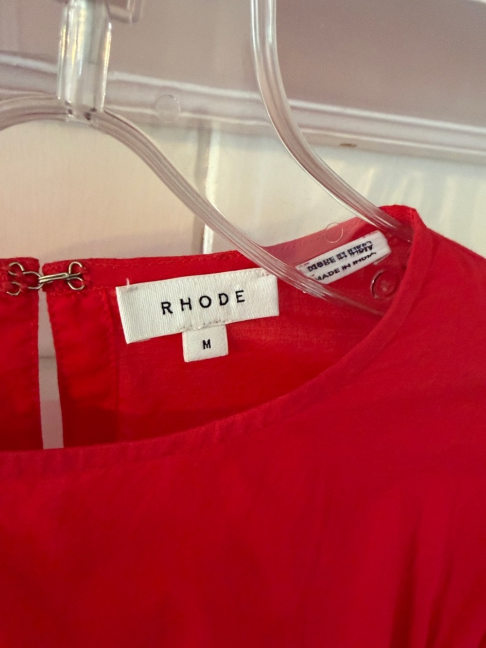 RHODE Red Ella Dress - Picture 2 of 6